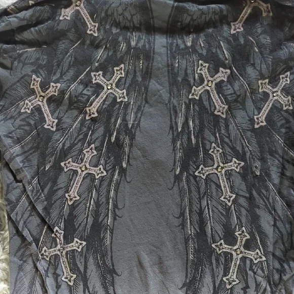 Rebel Saints Wing Long Sleeve Tee - Picture 4 of 5